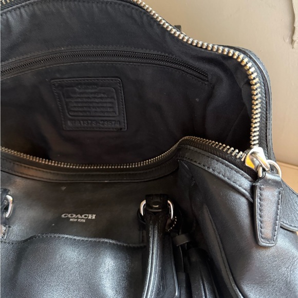 Coach Black leather Hayley satchel - Picture 2 of 10